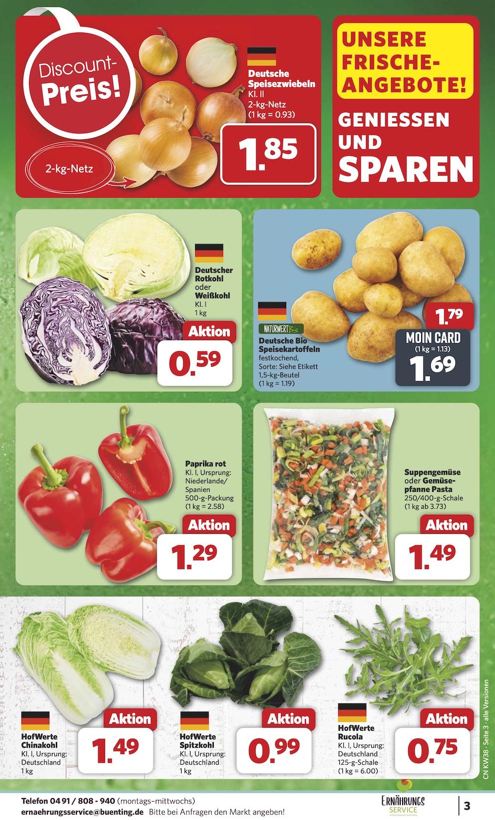 Combi Aktueller Prospekt ab Montag Seite 3