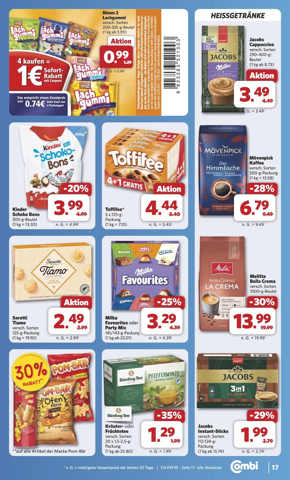 Combi Aktueller Prospekt ab Montag Seite 21