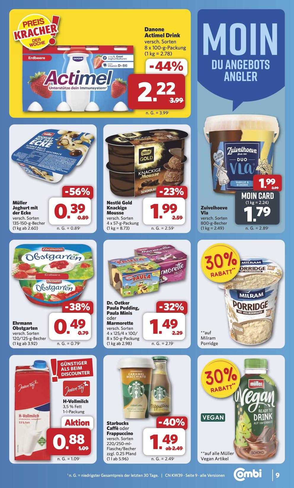 Combi Aktueller Prospekt ab Montag Seite 9