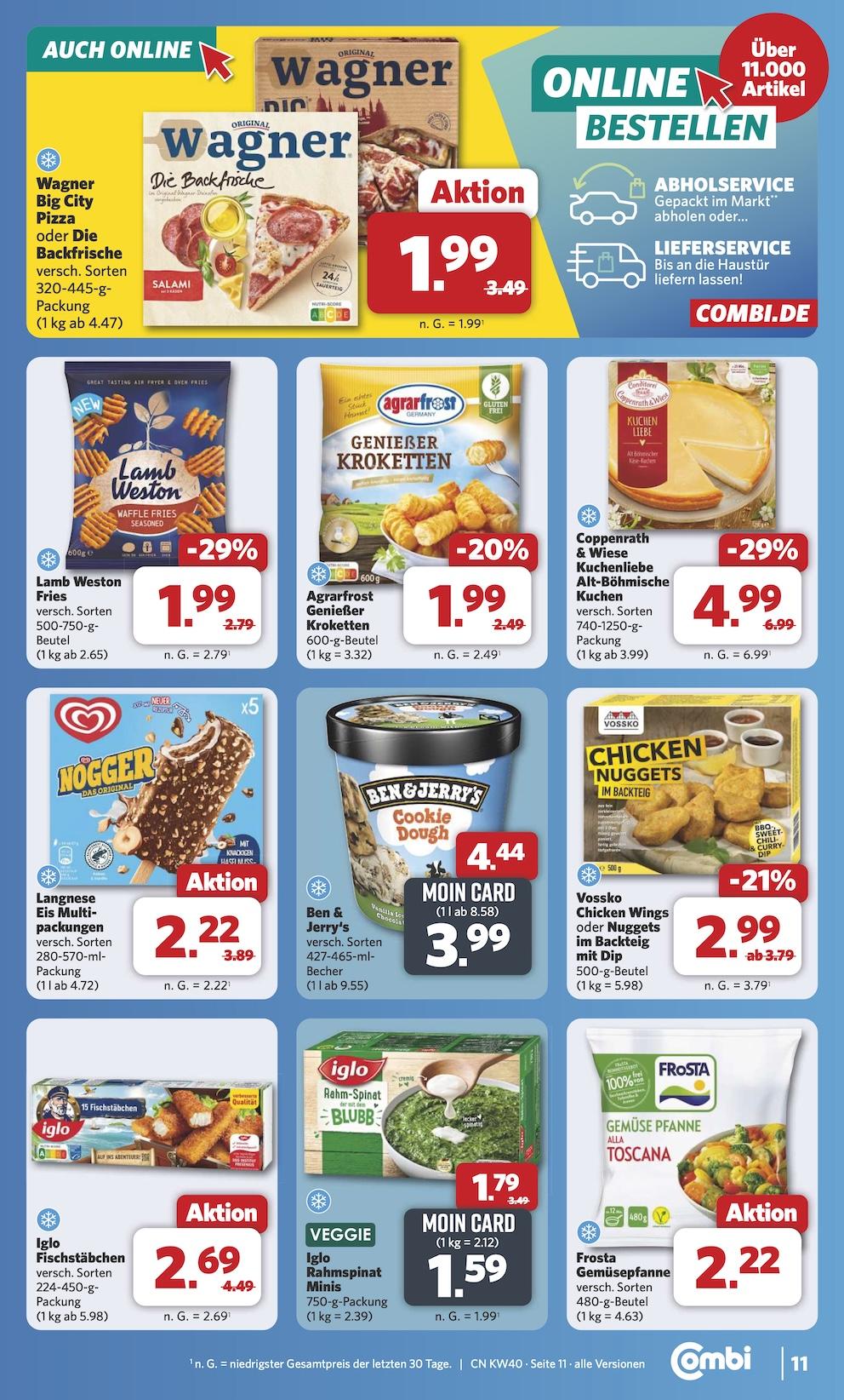 Combi Aktueller Prospekt ab Montag Seite 11