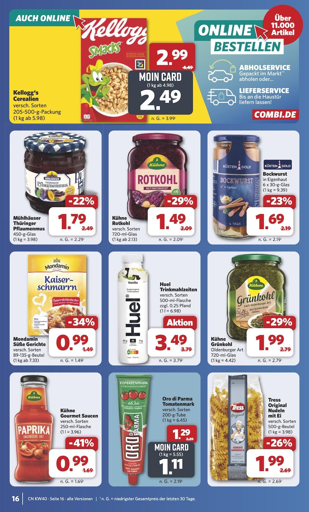 Combi Aktueller Prospekt ab Montag Seite 19