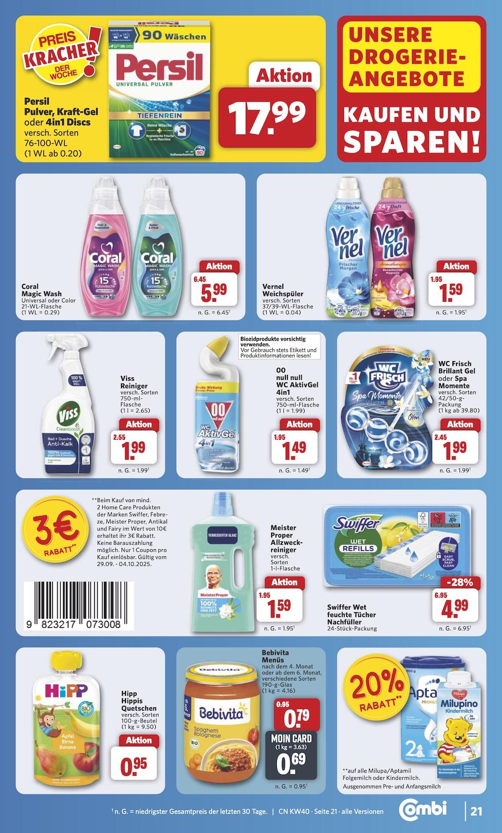 Combi Aktueller Prospekt ab Montag Seite 28
