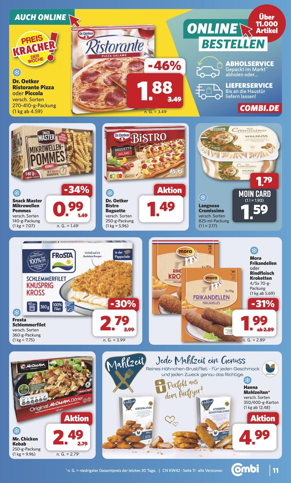 Combi Aktueller Prospekt ab Montag Seite 11