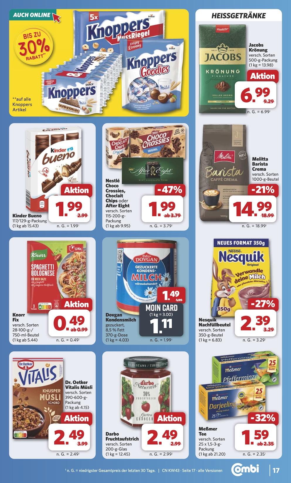 Combi Aktueller Prospekt ab Montag Seite 22