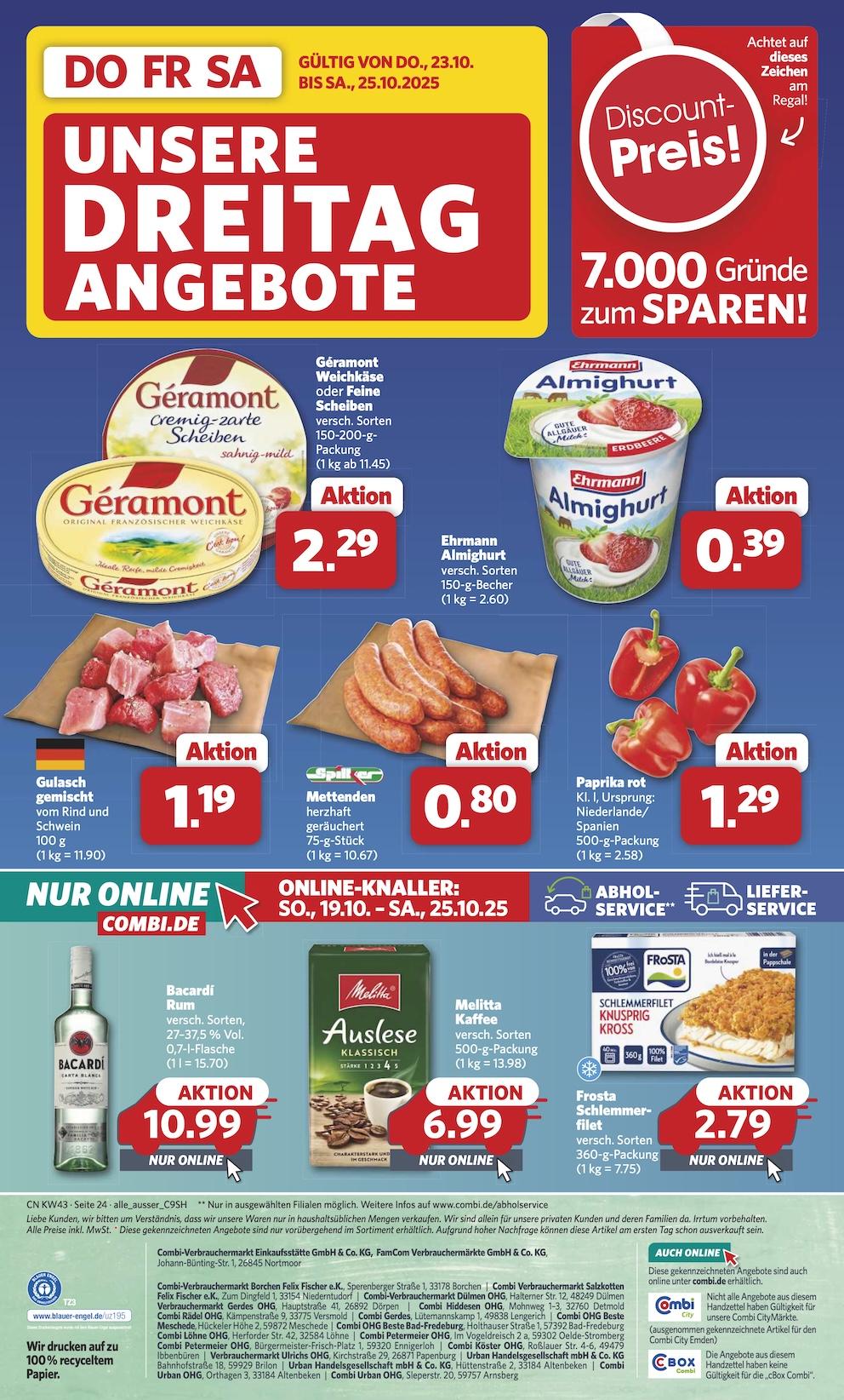 Combi Aktueller Prospekt ab Montag Seite 30