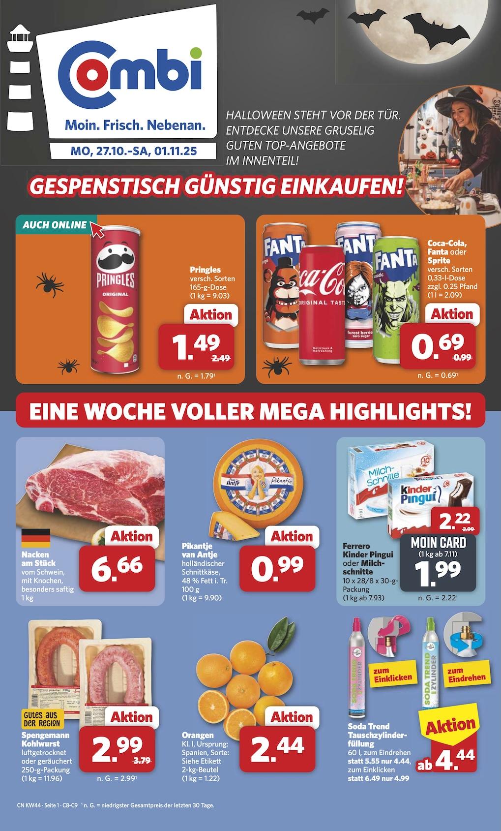 Combi Aktueller Prospekt ab Montag Seite 1