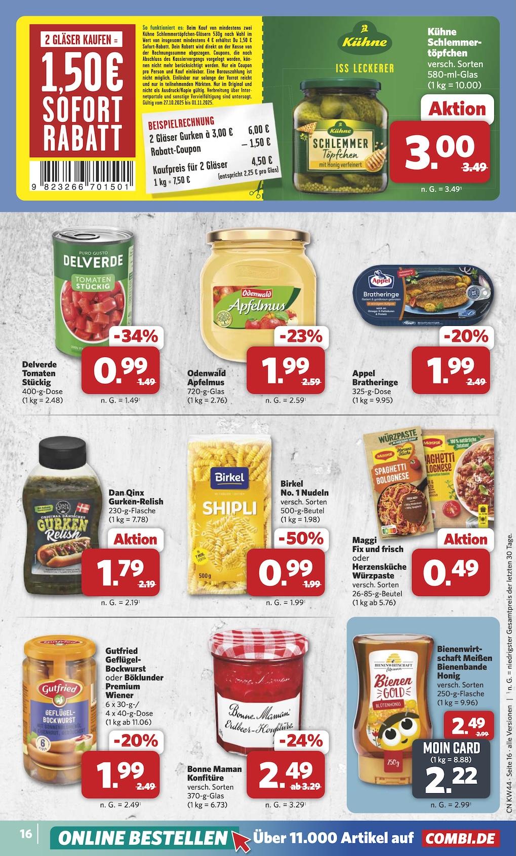 Combi Aktueller Prospekt ab Montag Seite 17