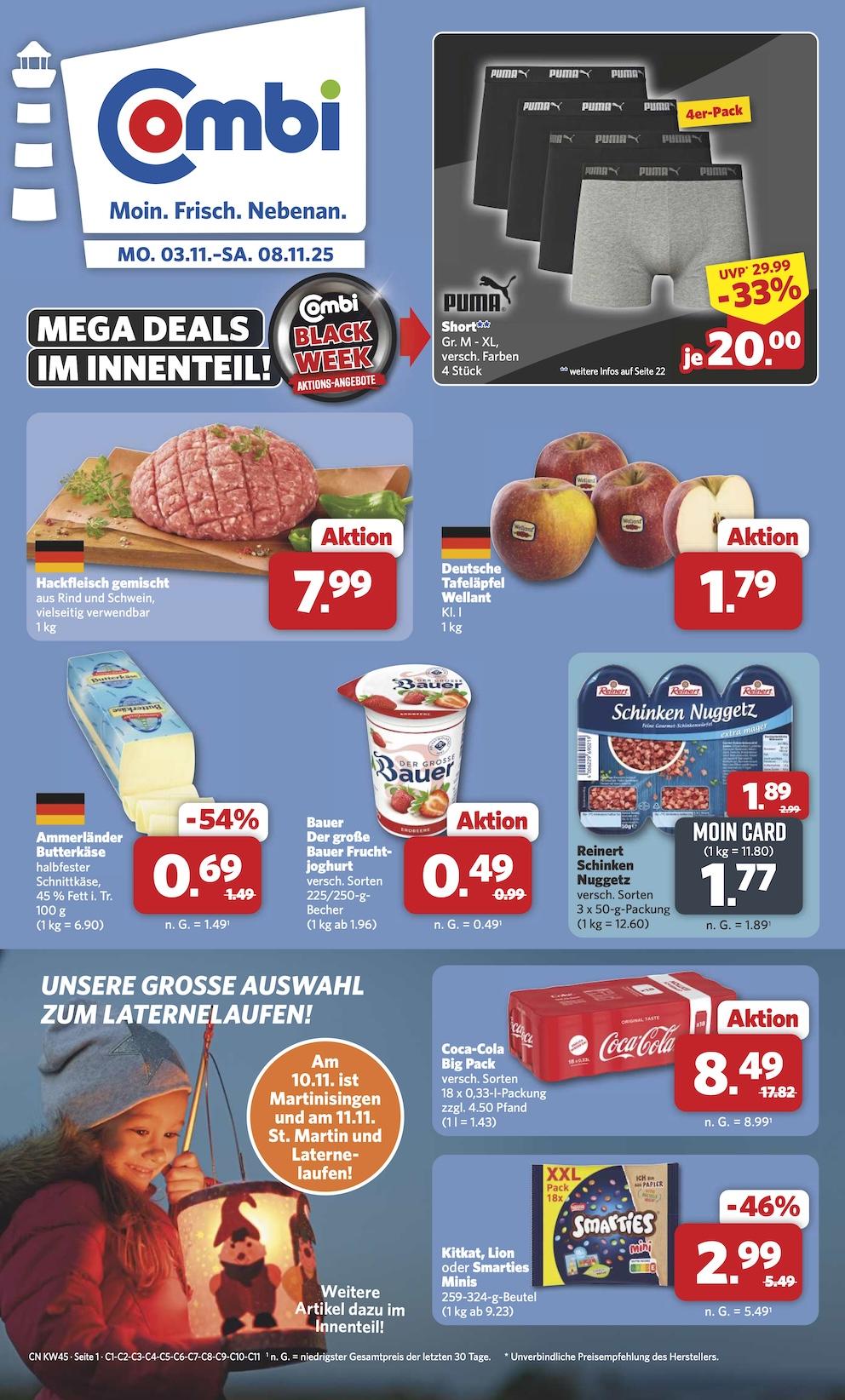 Combi Aktueller Prospekt ab Montag Seite 1