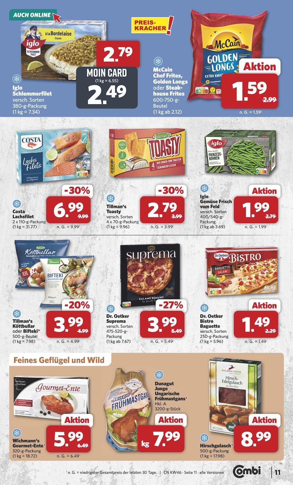 Combi Aktueller Prospekt ab Montag Seite 11