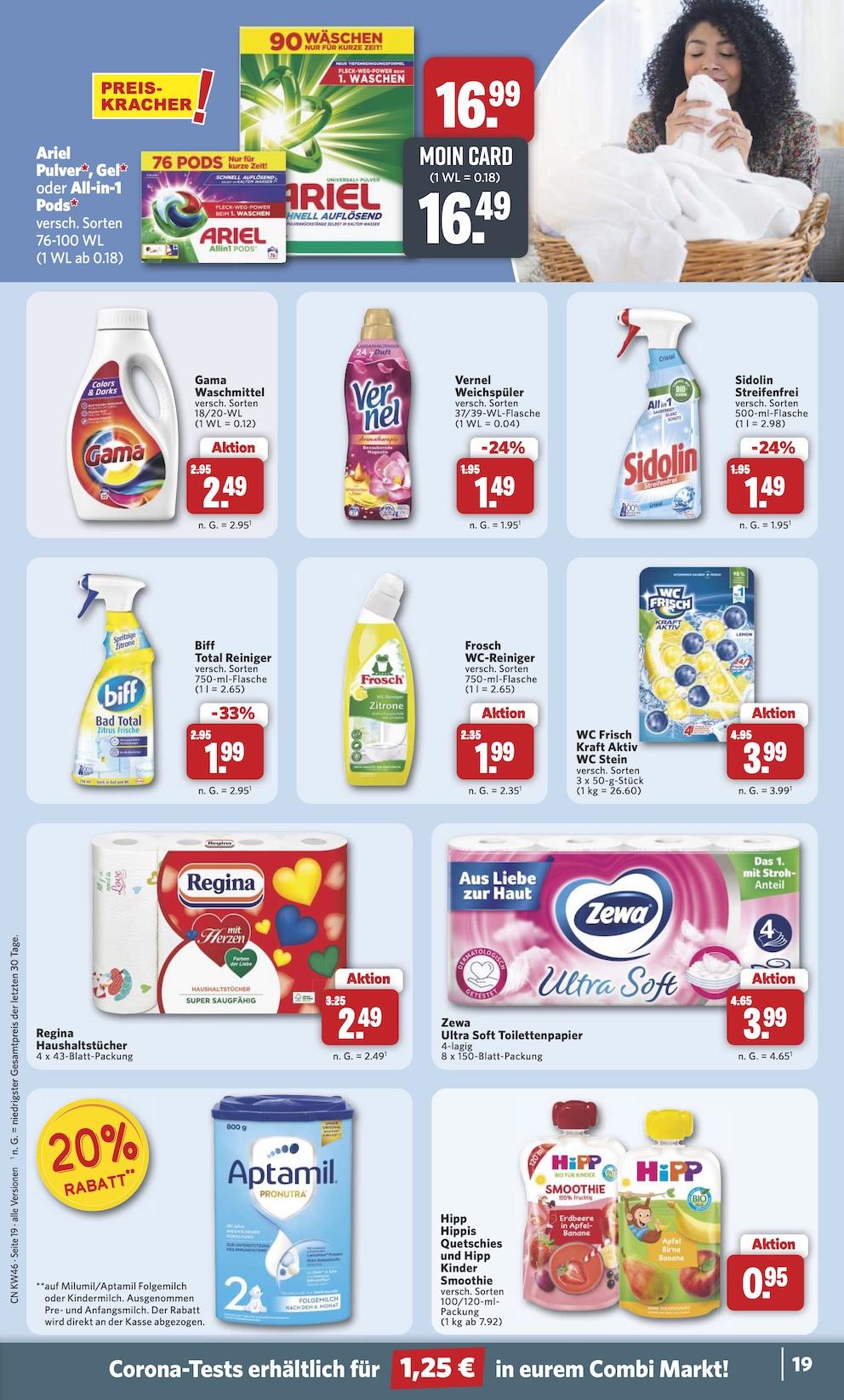 Combi Aktueller Prospekt ab Montag Seite 22