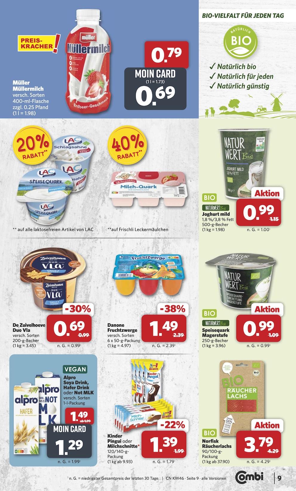 Combi Aktueller Prospekt ab Montag Seite 9