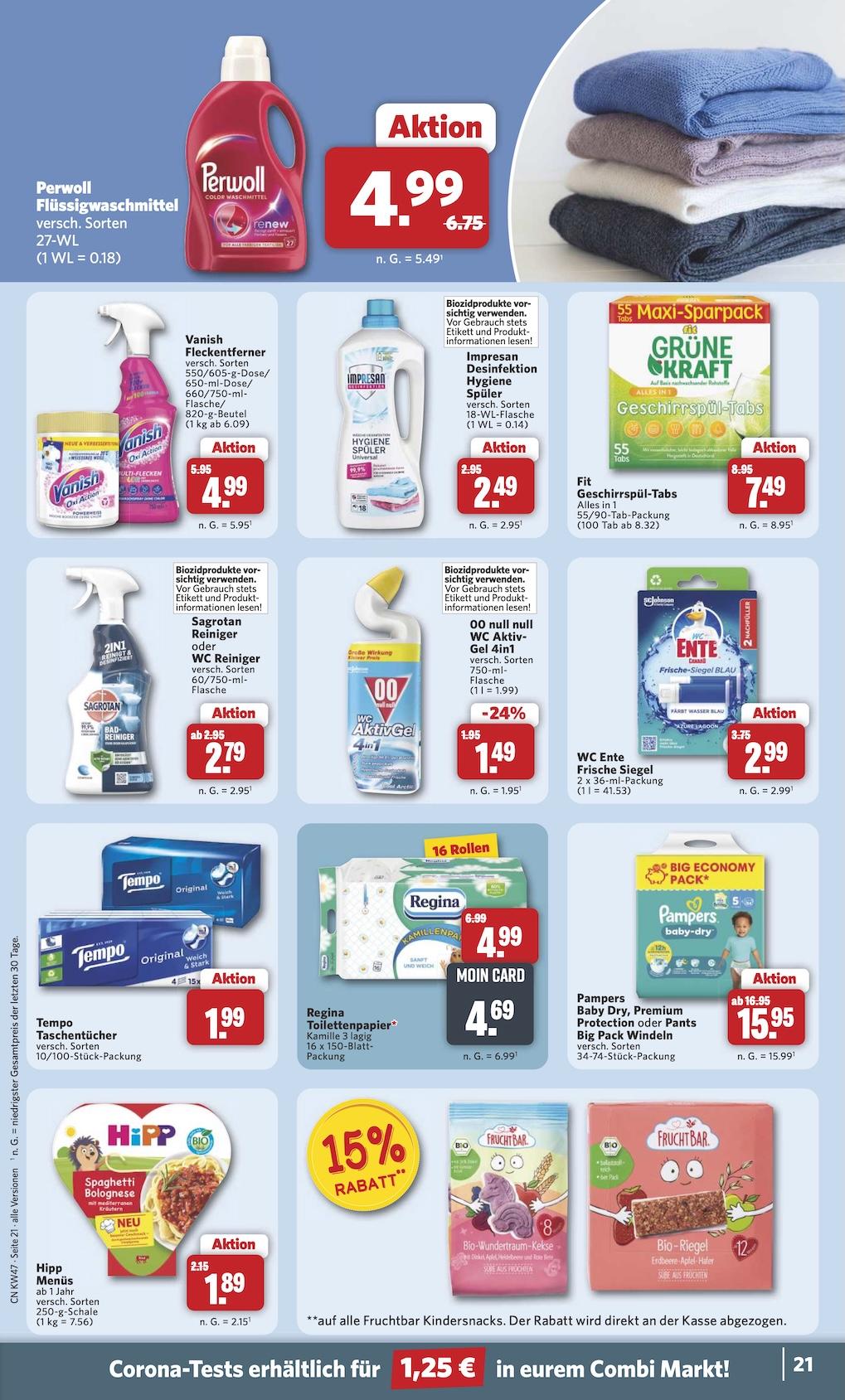 Combi Aktueller Prospekt ab Montag Seite 23