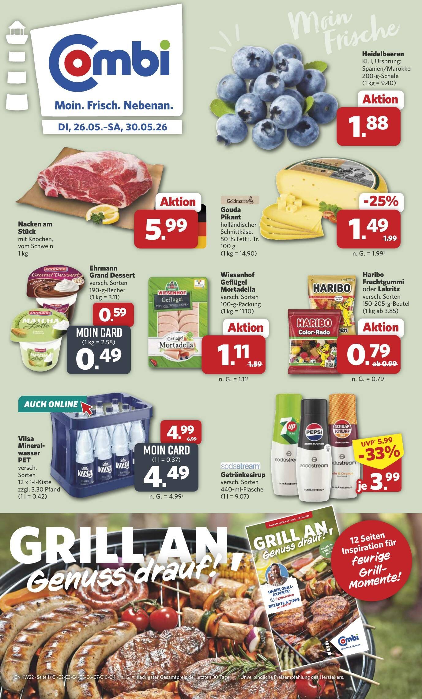 Combi Aktueller Prospekt ab Dienstag Seite 1