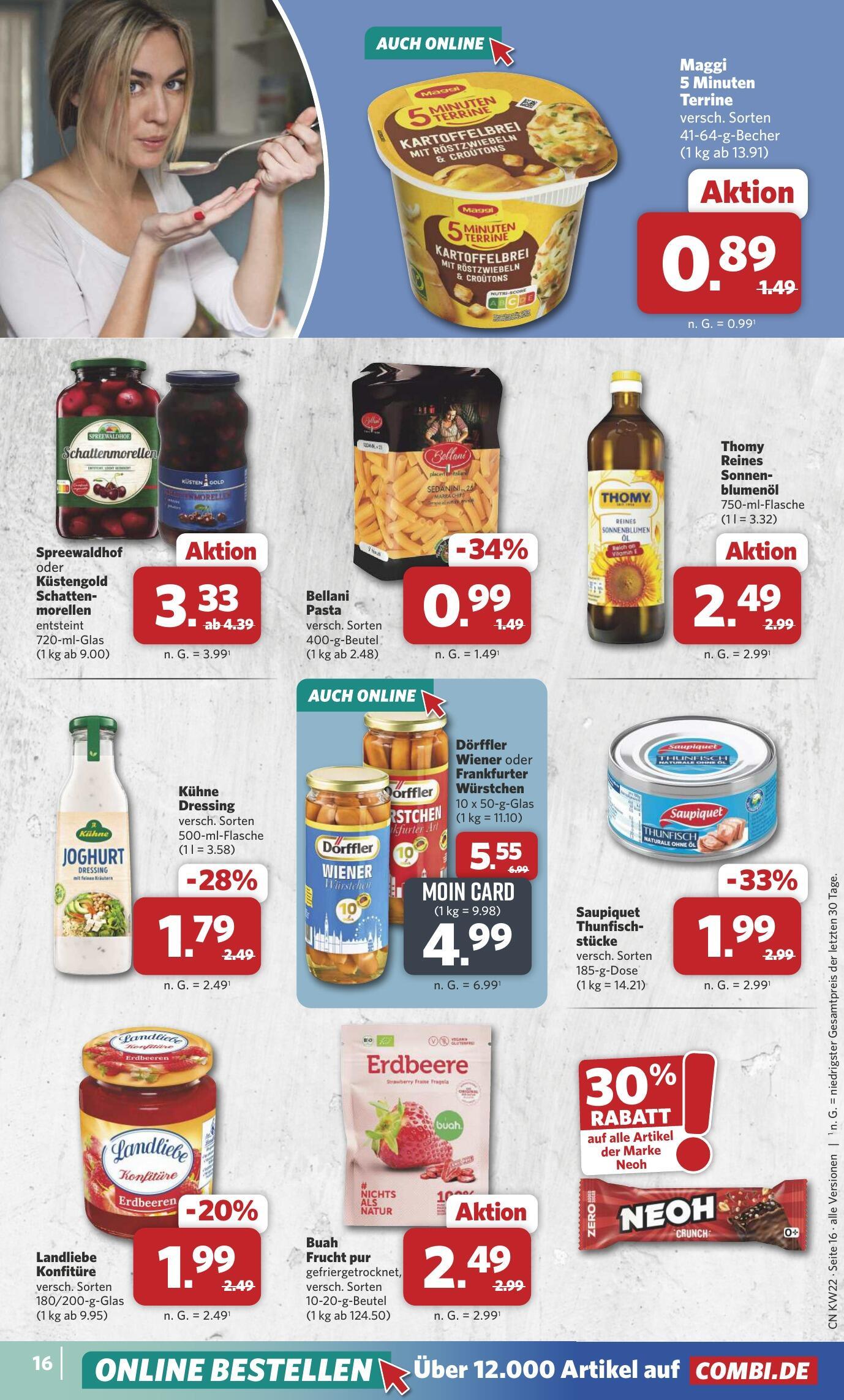 Combi Aktueller Prospekt ab Dienstag Seite 16