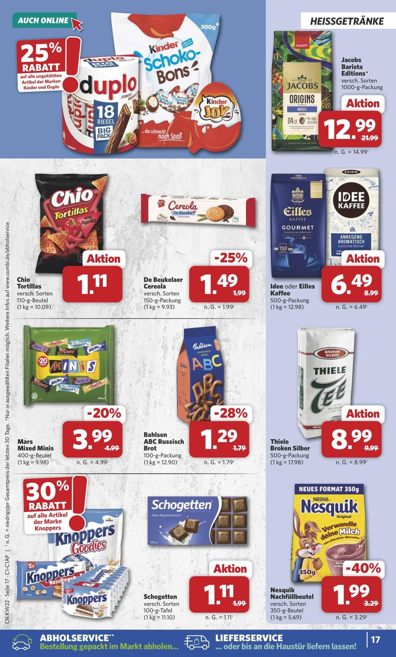 Combi Aktueller Prospekt ab Dienstag Seite 17
