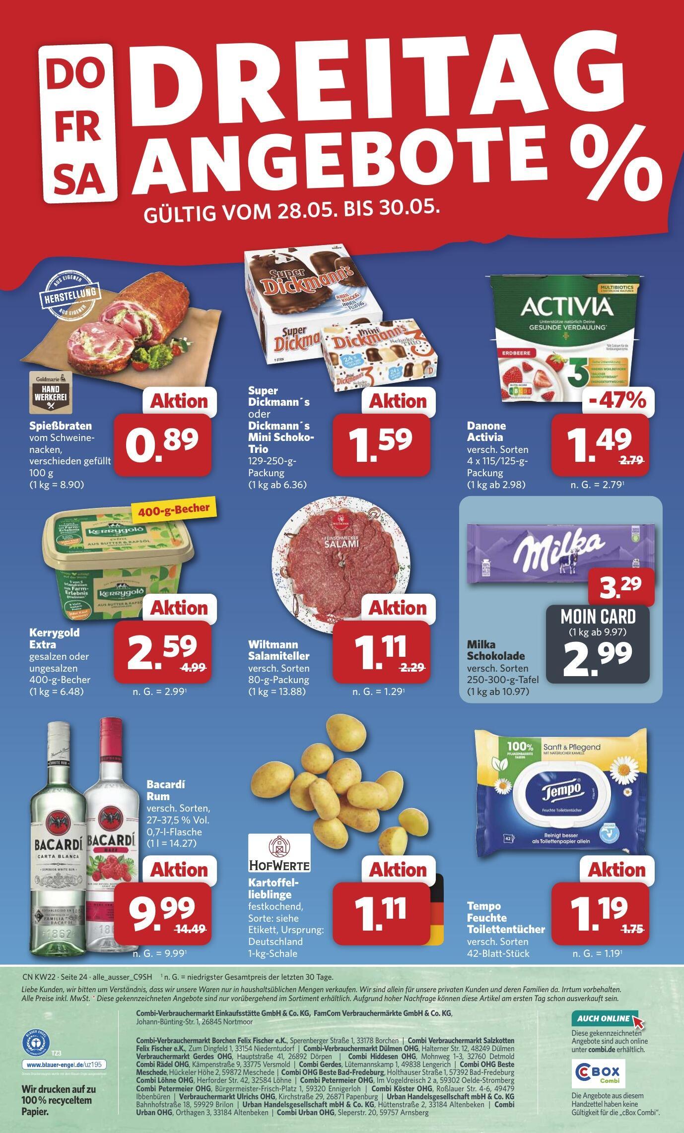 Combi Aktueller Prospekt ab Dienstag Seite 24