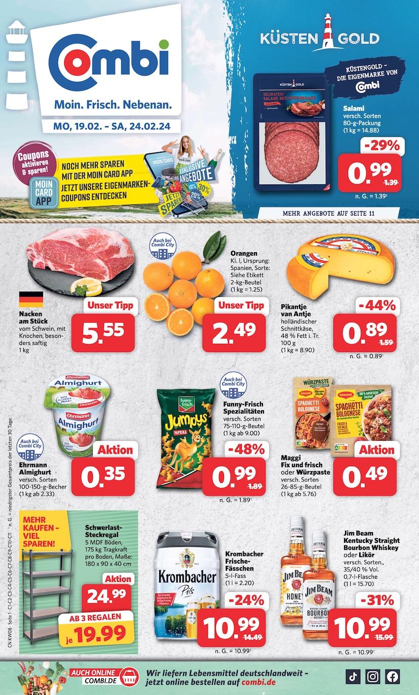 Combi Aktueller Prospekt ab Montag Seite 1