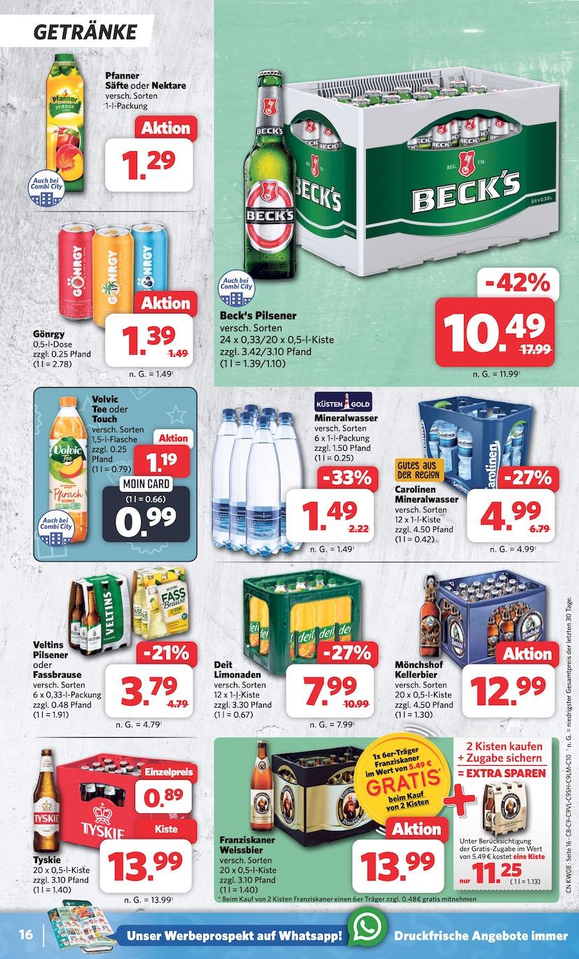 Combi Aktueller Prospekt ab Montag Seite 16