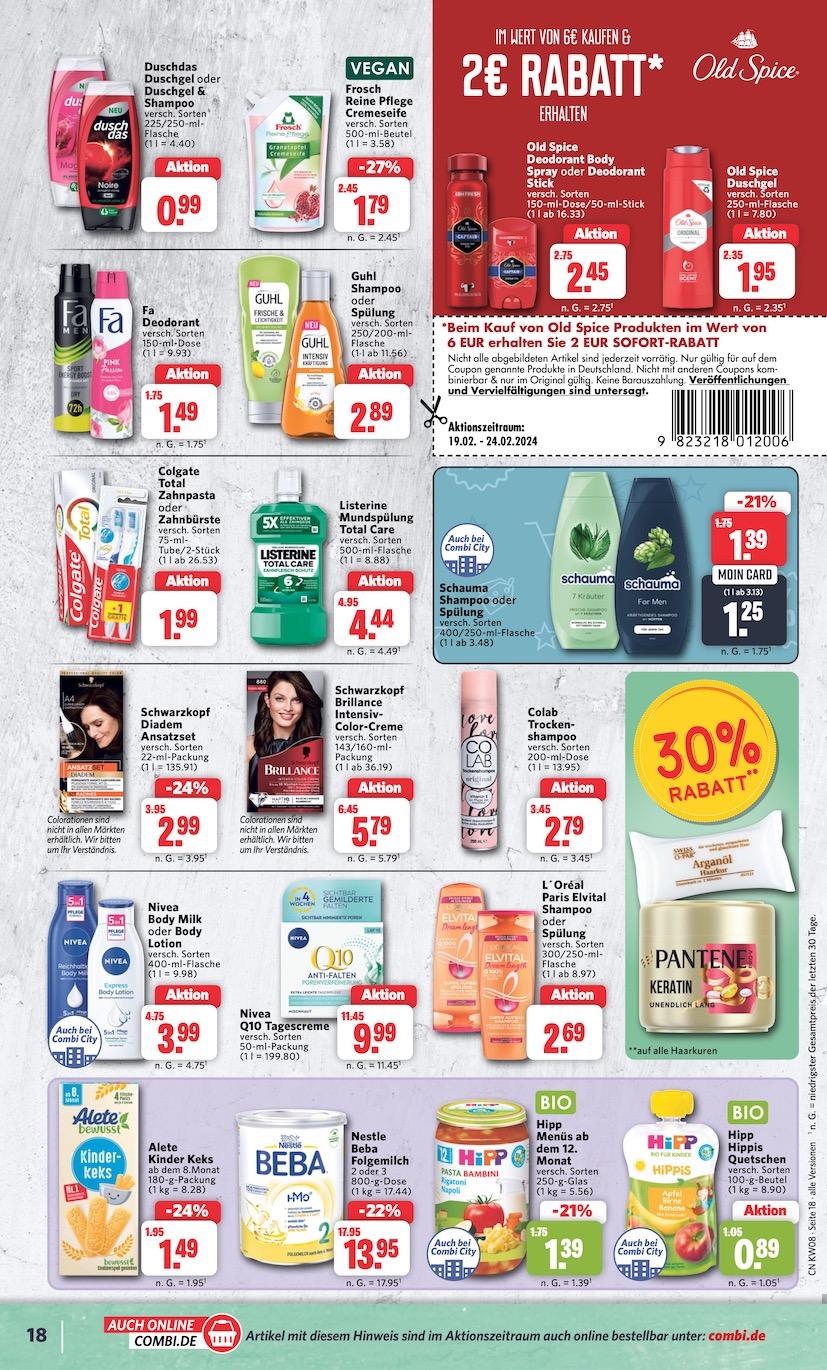 Combi Aktueller Prospekt ab Montag Seite 18