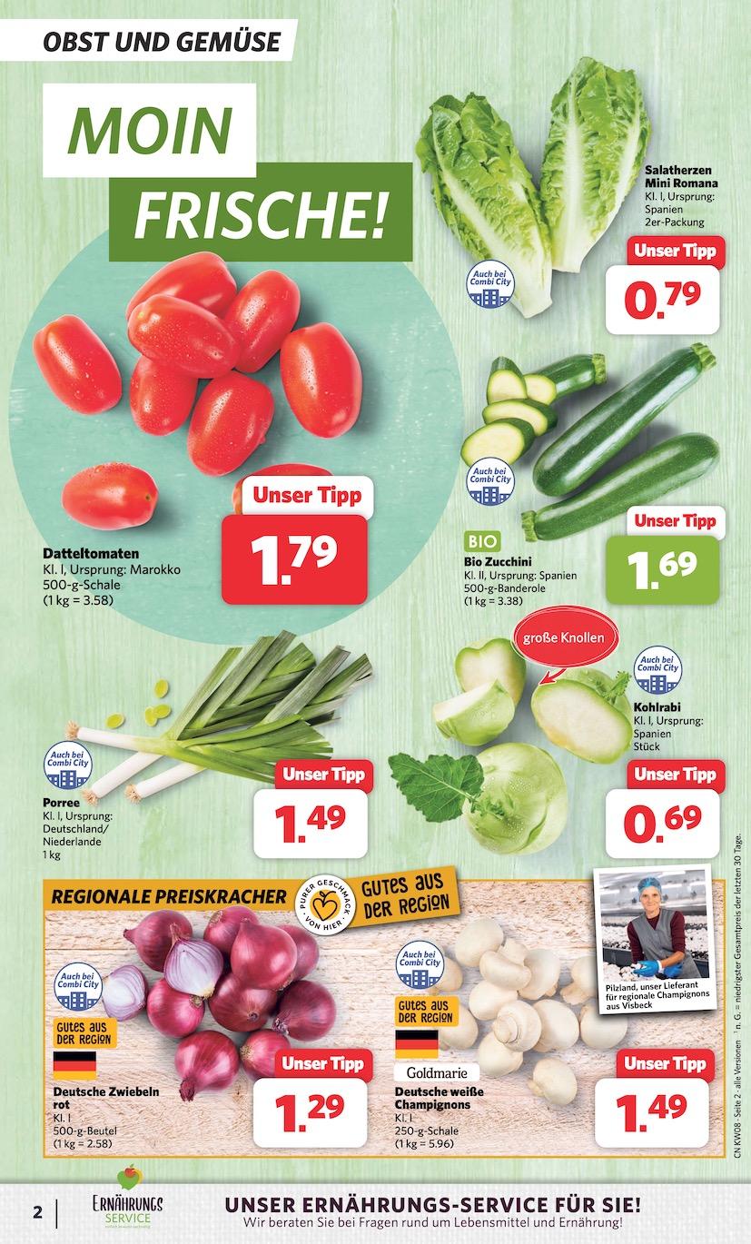 Combi Aktueller Prospekt ab Montag Seite 2