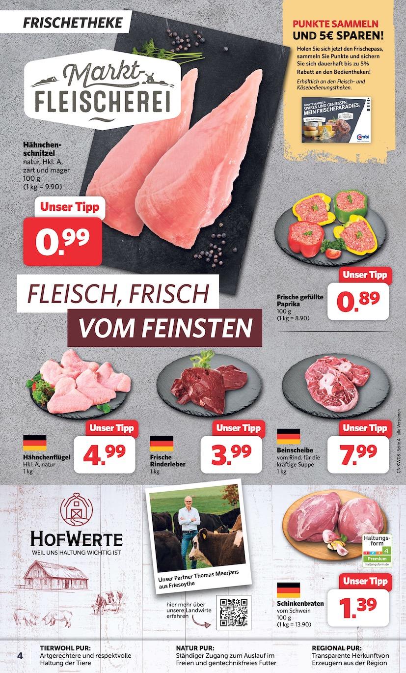 Combi Aktueller Prospekt ab Montag Seite 4