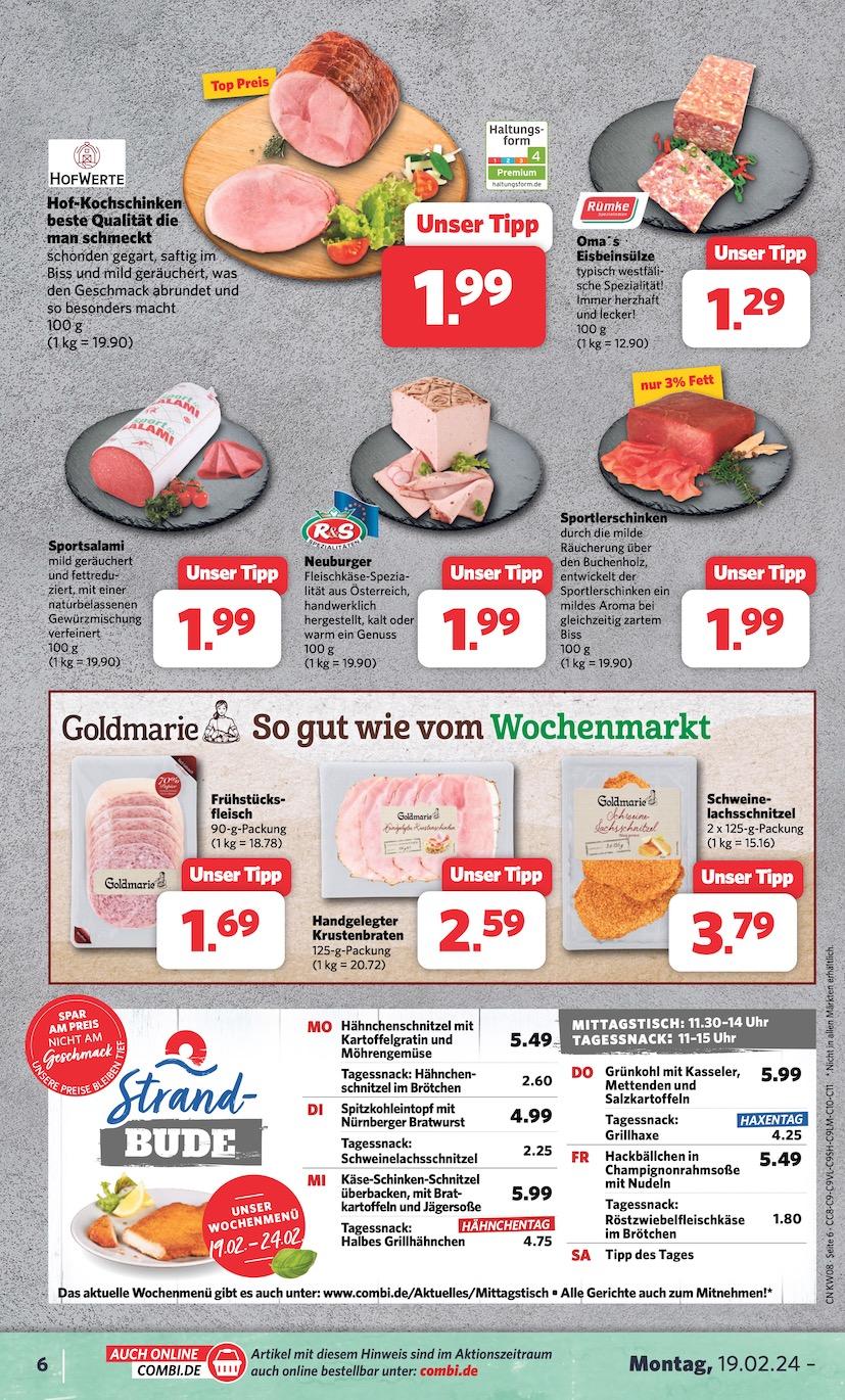 Combi Aktueller Prospekt ab Montag Seite 6