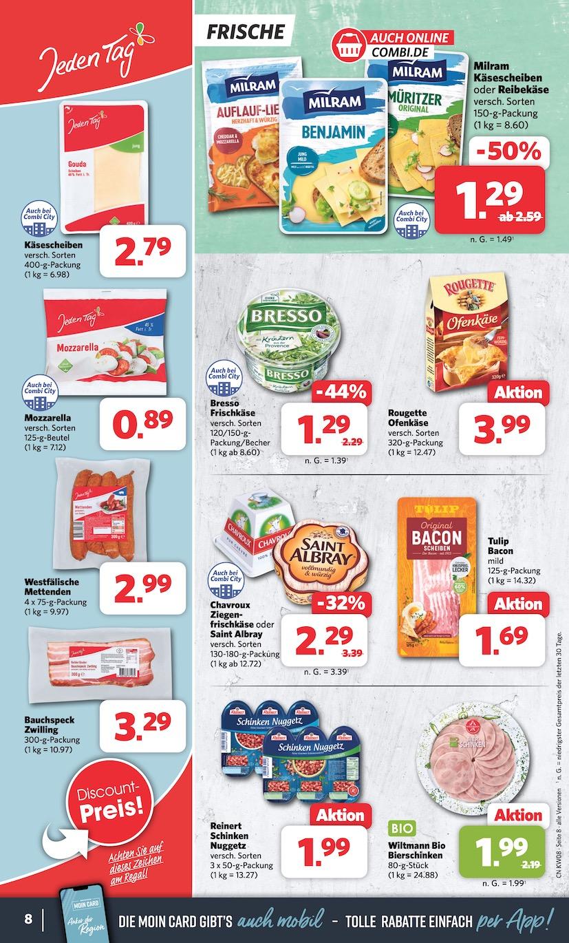 Combi Aktueller Prospekt ab Montag Seite 8
