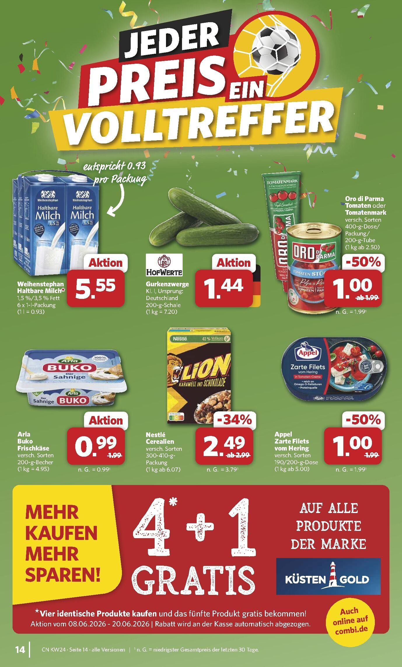Combi Aktueller Prospekt ab Montag Seite 14