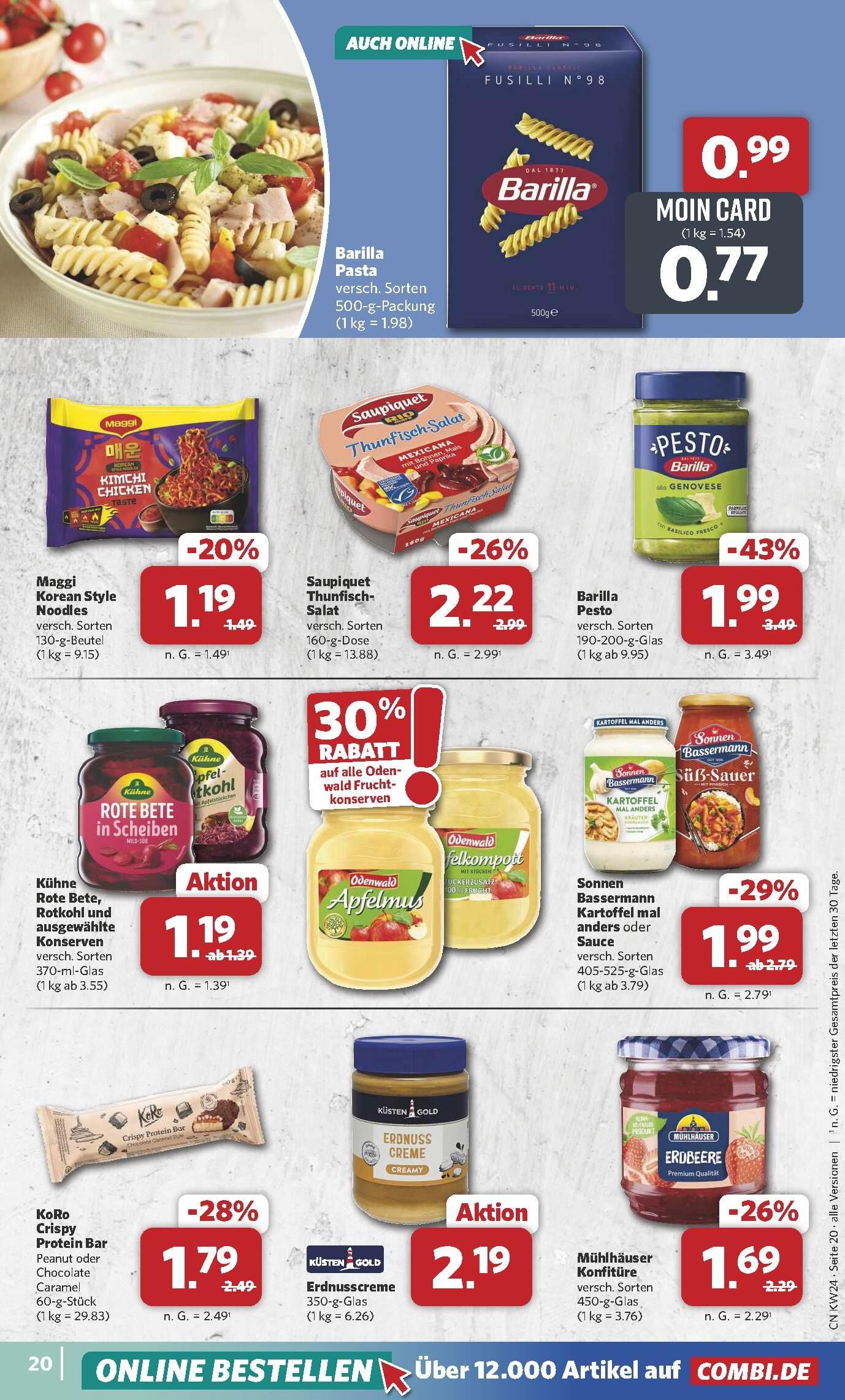 Combi Aktueller Prospekt ab Montag Seite 20