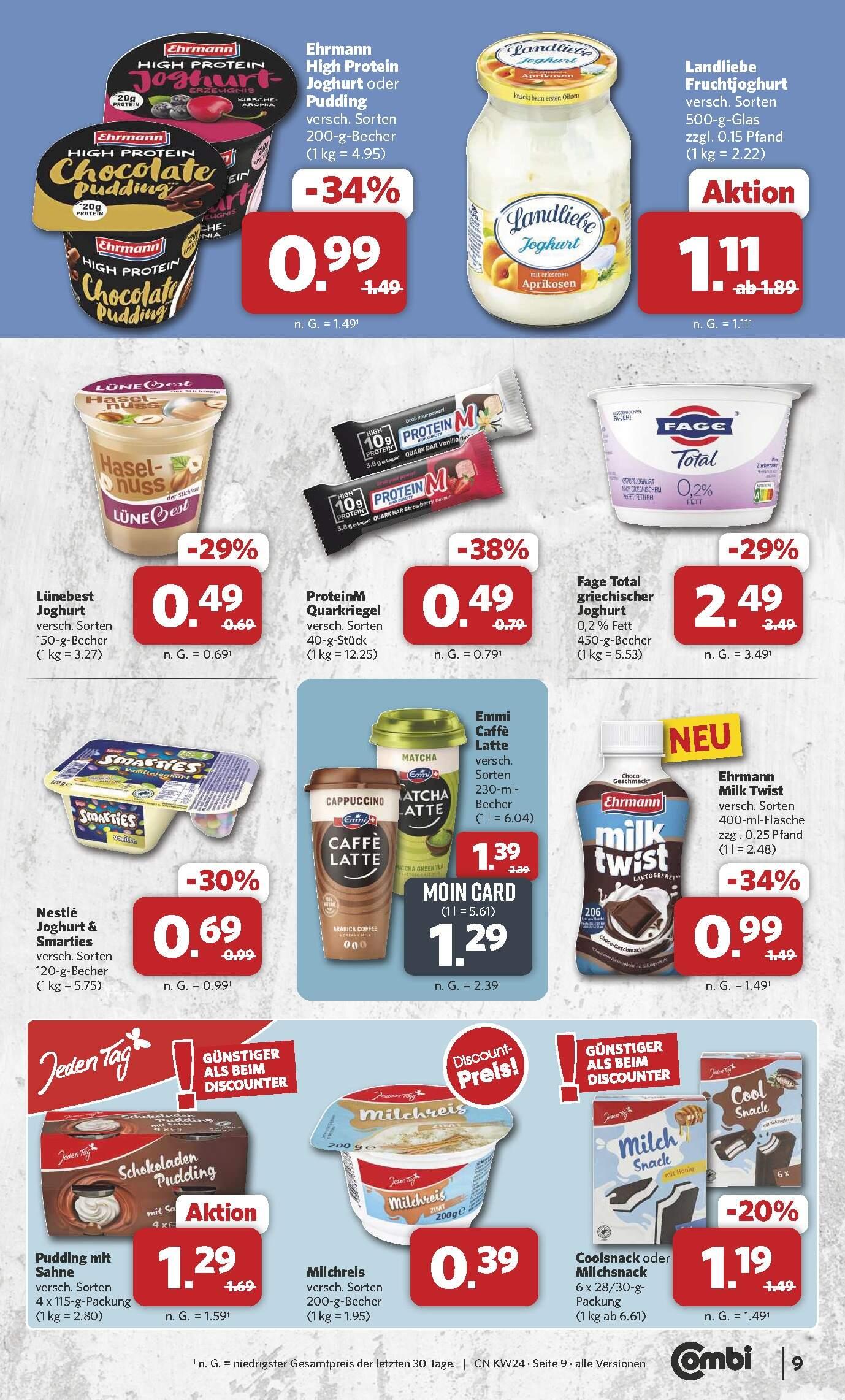 Combi Aktueller Prospekt ab Montag Seite 9