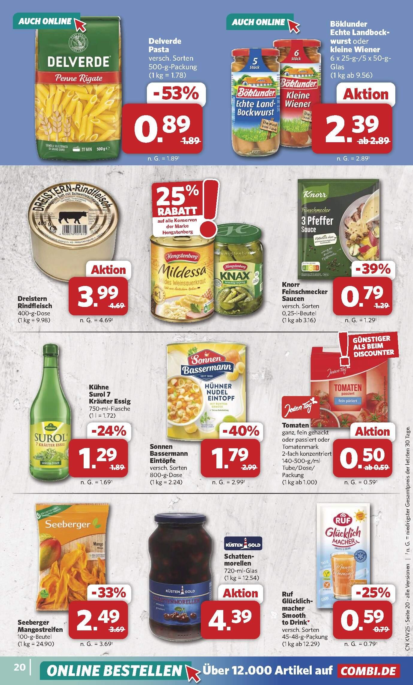Combi Aktueller Prospekt ab Montag Seite 22