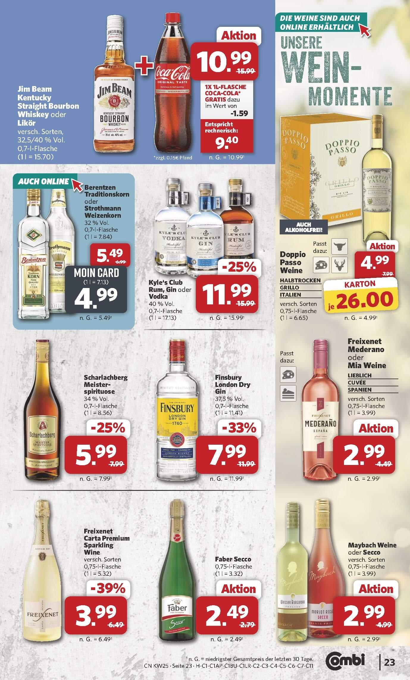 Combi Aktueller Prospekt ab Montag Seite 25