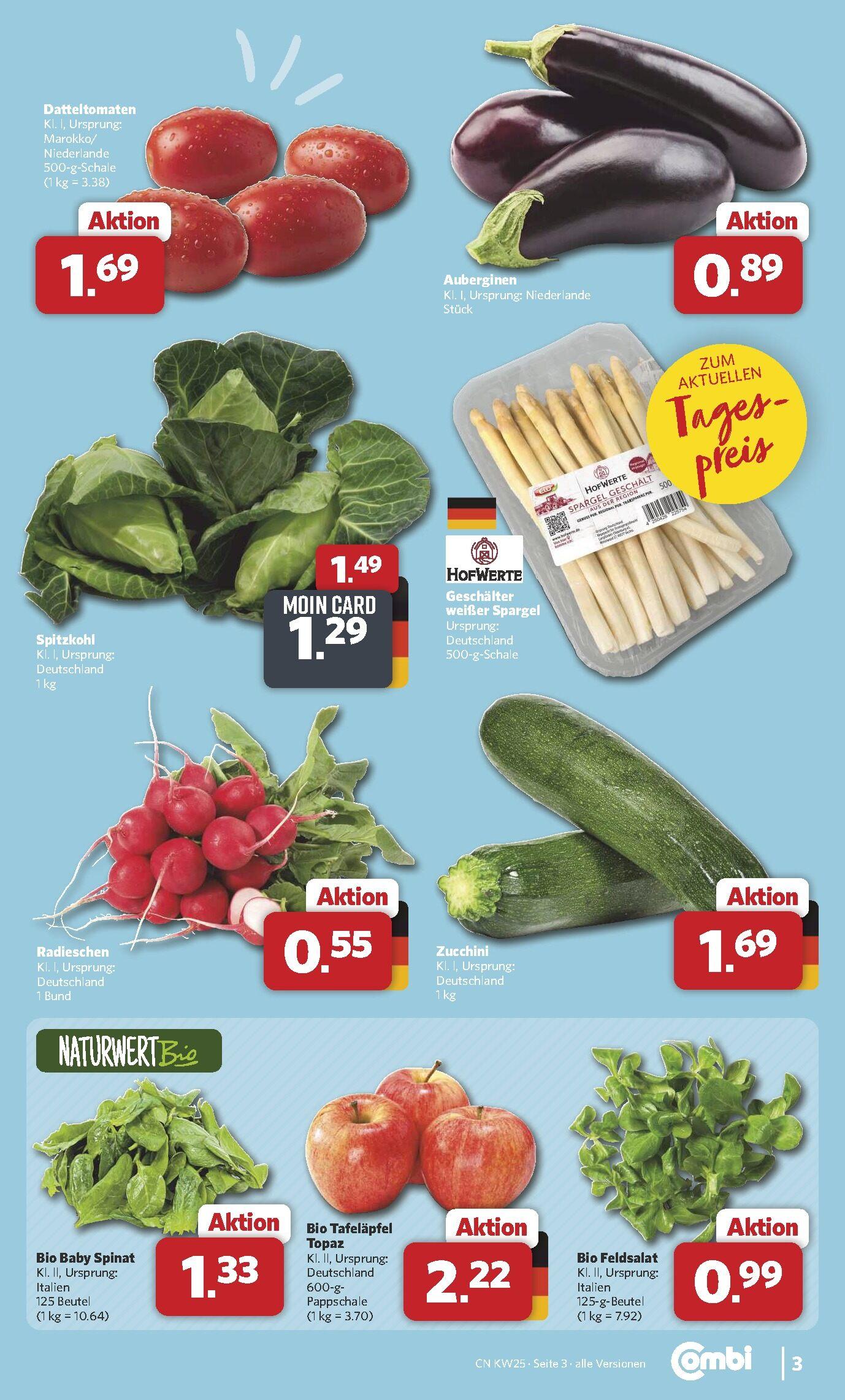 Combi Aktueller Prospekt ab Montag Seite 3