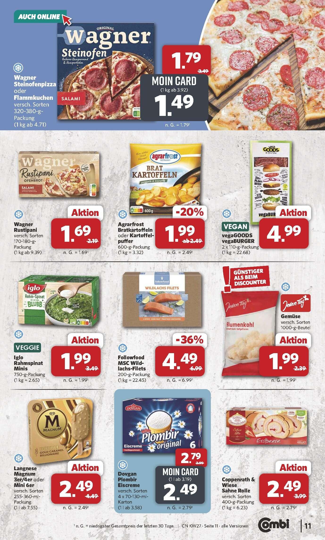 Combi Aktueller Prospekt ab Montag Seite 11