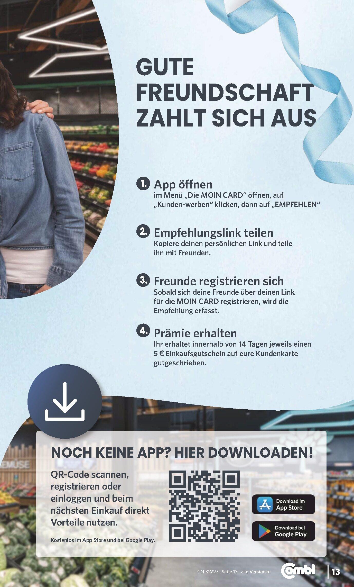 Combi Aktueller Prospekt ab Montag Seite 13