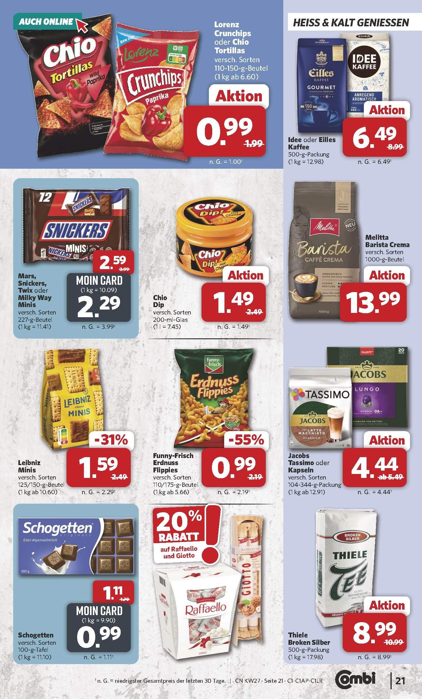 Combi Aktueller Prospekt ab Montag Seite 21