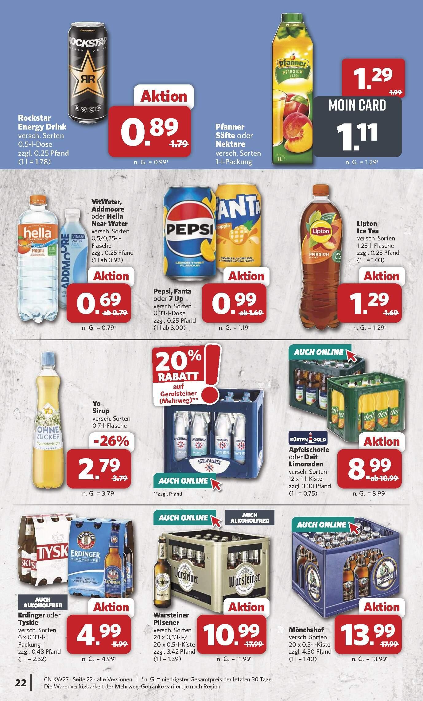 Combi Aktueller Prospekt ab Montag Seite 22