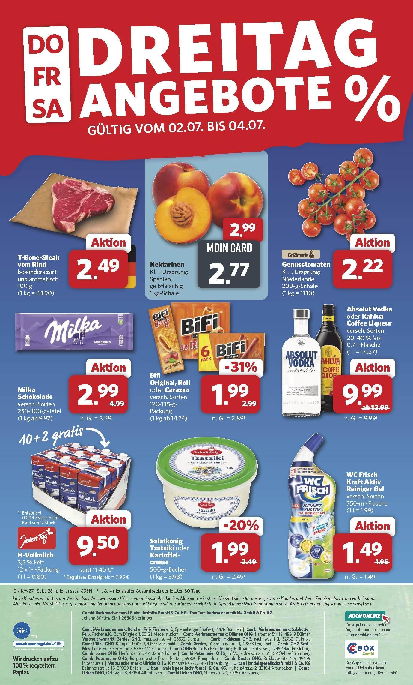 Combi Aktueller Prospekt ab Montag Seite 28