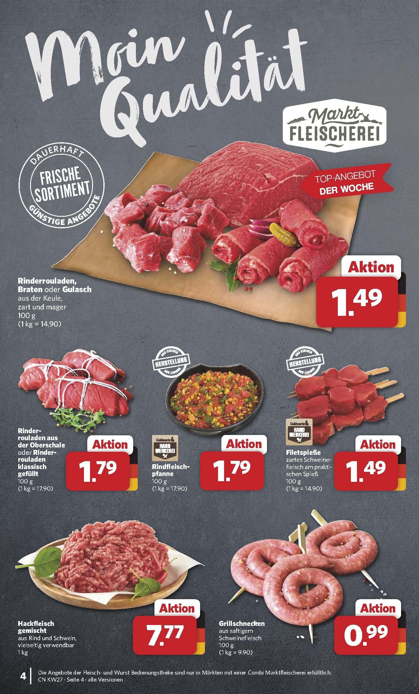 Combi Aktueller Prospekt ab Montag Seite 4