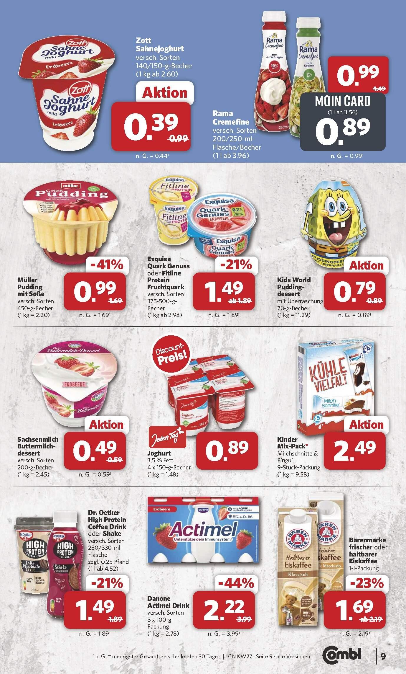 Combi Aktueller Prospekt ab Montag Seite 9