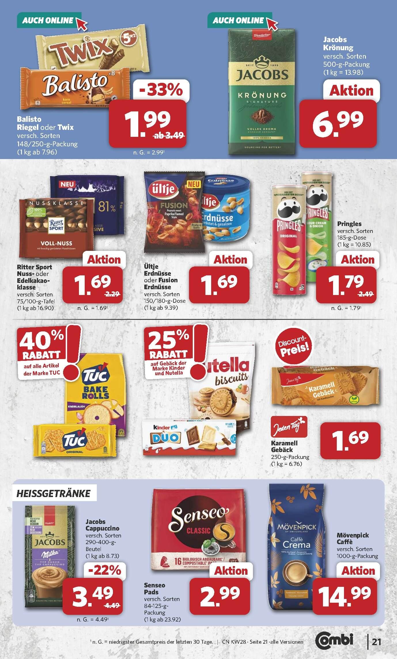 Combi Aktueller Prospekt ab Montag Seite 21