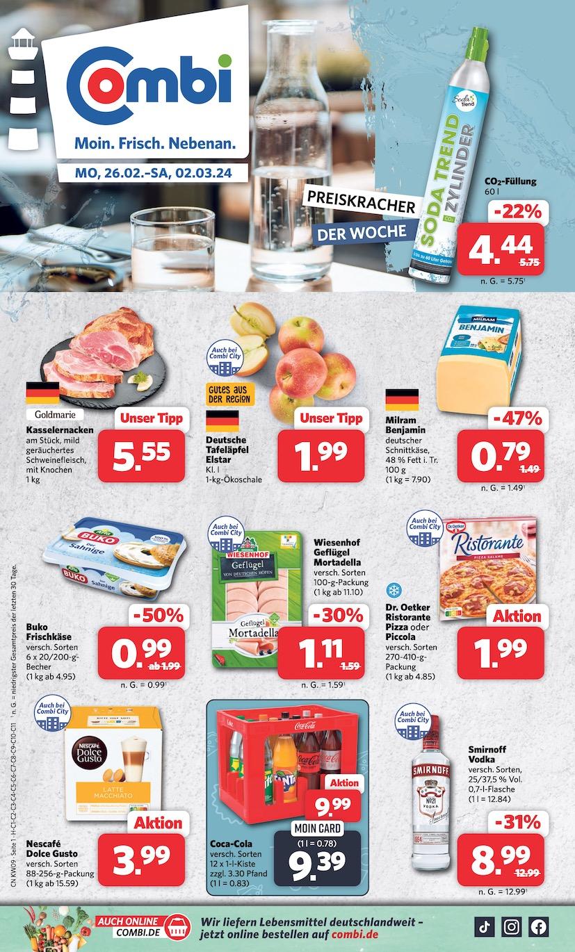 Combi Aktueller Prospekt ab Montag Seite 1