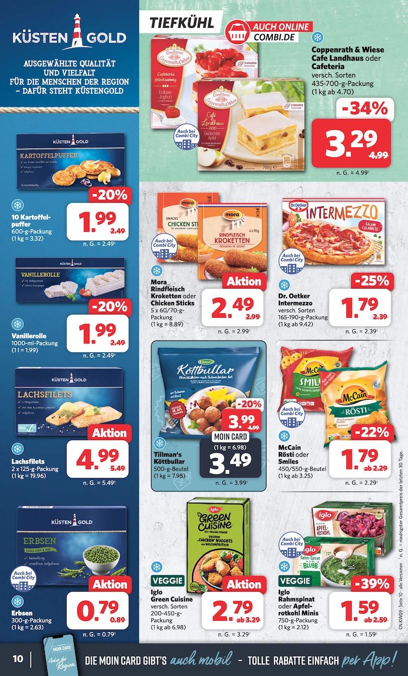 Combi Aktueller Prospekt ab Montag Seite 10