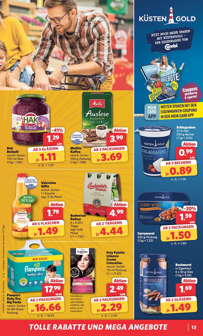 Combi Aktueller Prospekt ab Montag Seite 13