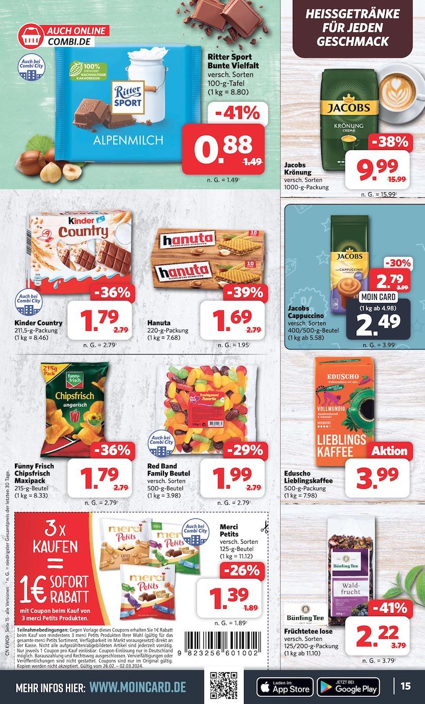 Combi Aktueller Prospekt ab Montag Seite 15