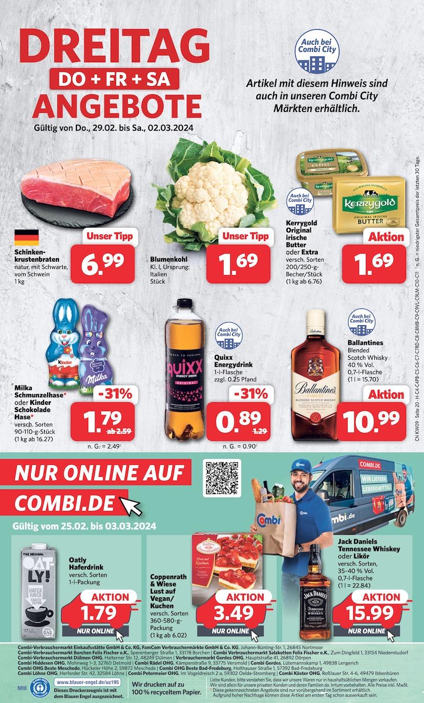 Combi Aktueller Prospekt ab Montag Seite 20