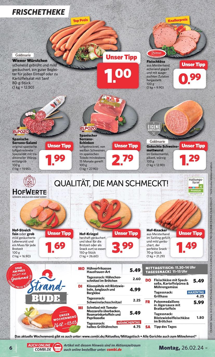 Combi Aktueller Prospekt ab Montag Seite 6