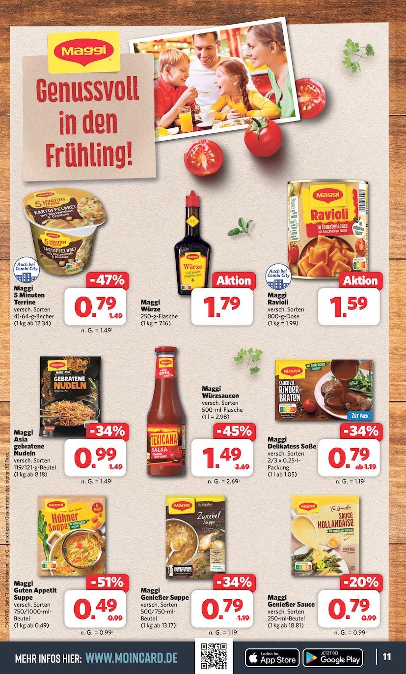 Combi Aktueller Prospekt ab Montag Seite 11