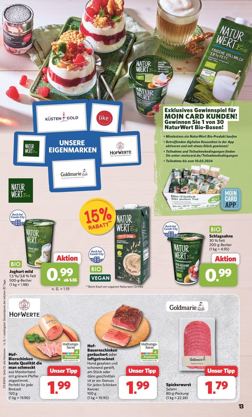 Combi Aktueller Prospekt ab Montag Seite 13
