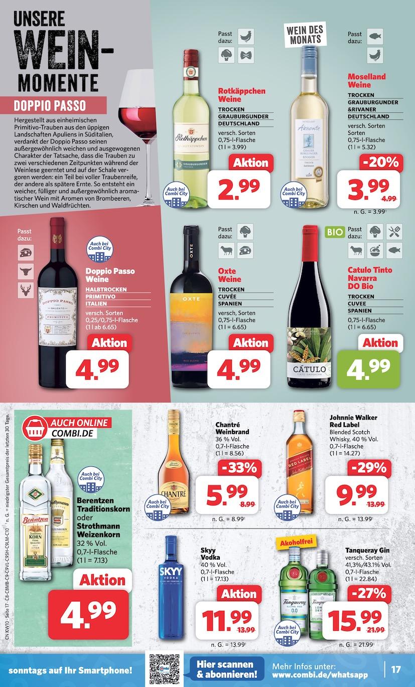 Combi Aktueller Prospekt ab Montag Seite 17